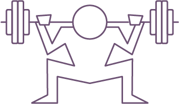 weight lifting icon